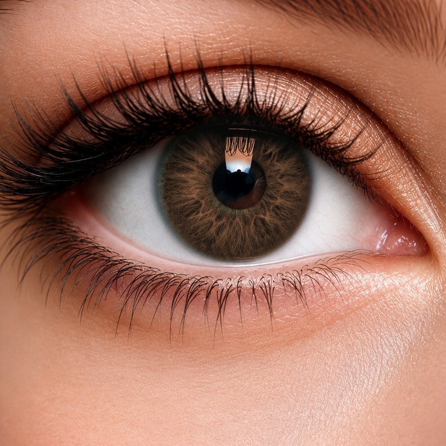 Natural eye without lens